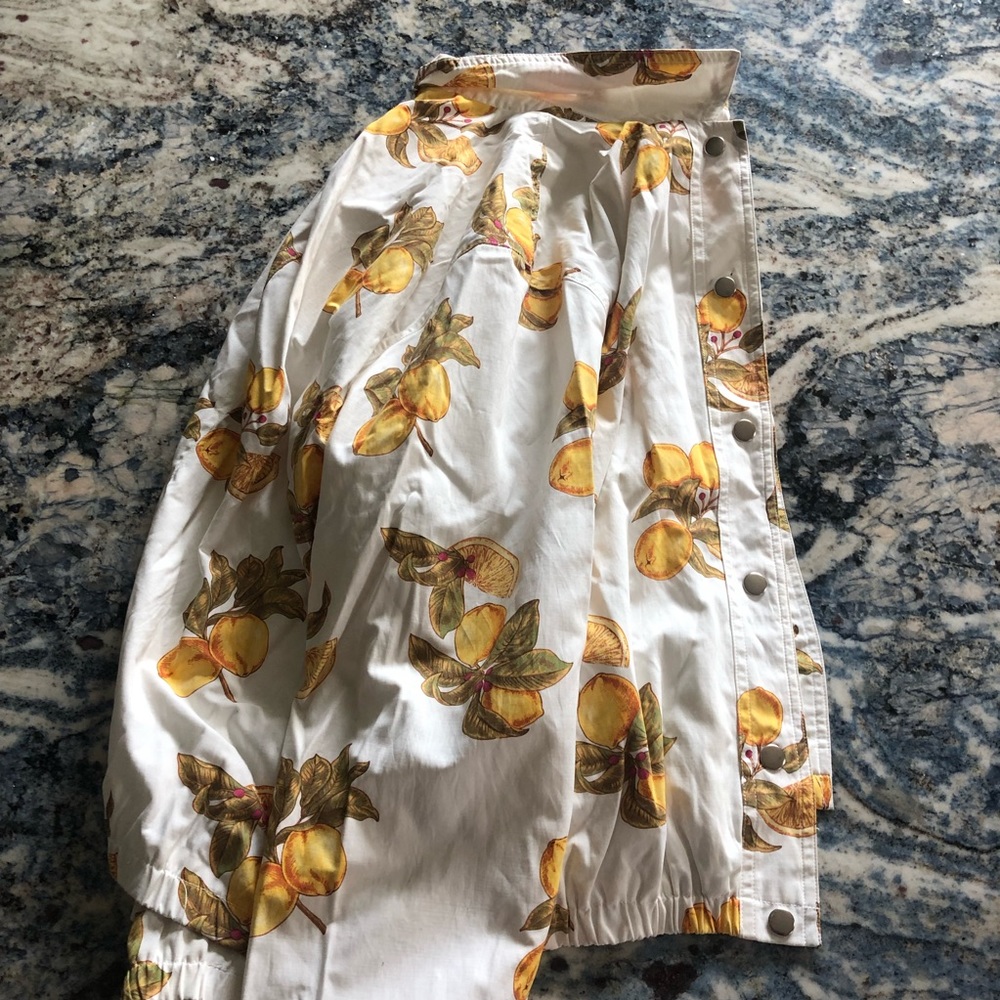 Lemon pattern white jacket - Picture 3 of 5